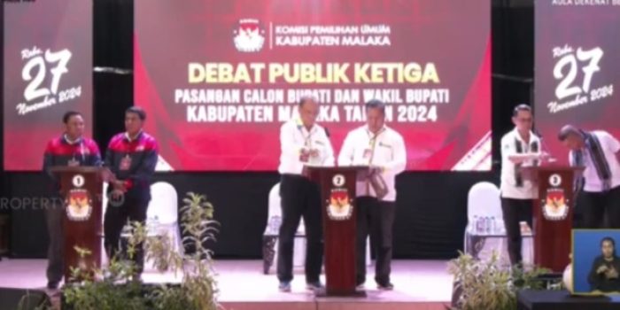 KPU Malaka Sukses Gelar 3 Kali Debat Paslon 