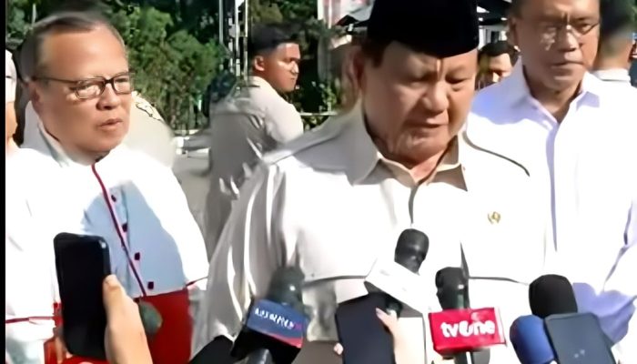 Presiden Prabowo Akui Punya Hubungan Keluarga Dengan Almarhum Uskup Turang