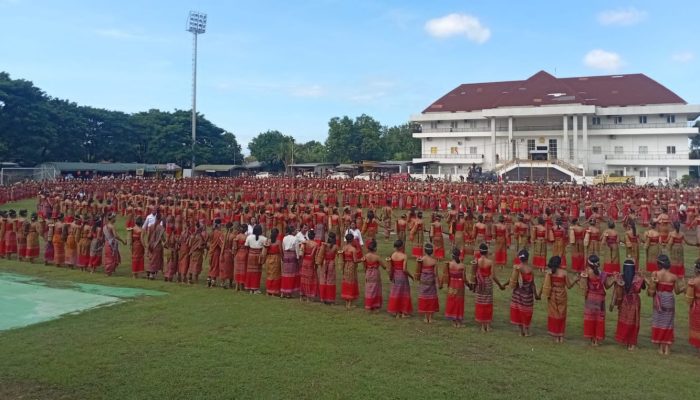 Likurai Dan Tebe 1000 Remaja Meriahkan Peringatan Hardiknas Di Kabupaten Malaka 