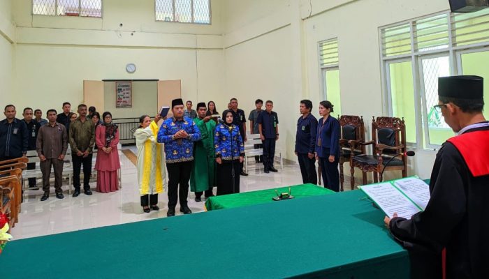 Pesan Ketua Dan Rohaniwan Hindu Pada Sumpah Jabatan CPNS Pengadilan Negeri Atambua