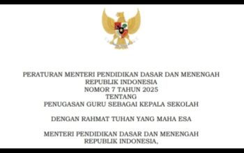 Syarat Calon Kepala Sekolah Terbaru Menurut Peraturan Menteri Terbit 8 Mei 2025