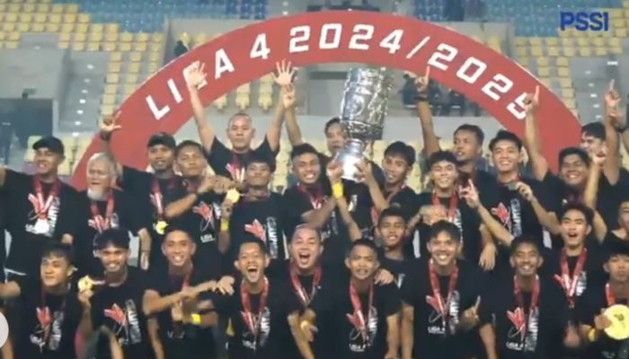 Tribrata Rafflesia Juara Liga 4 Nasional